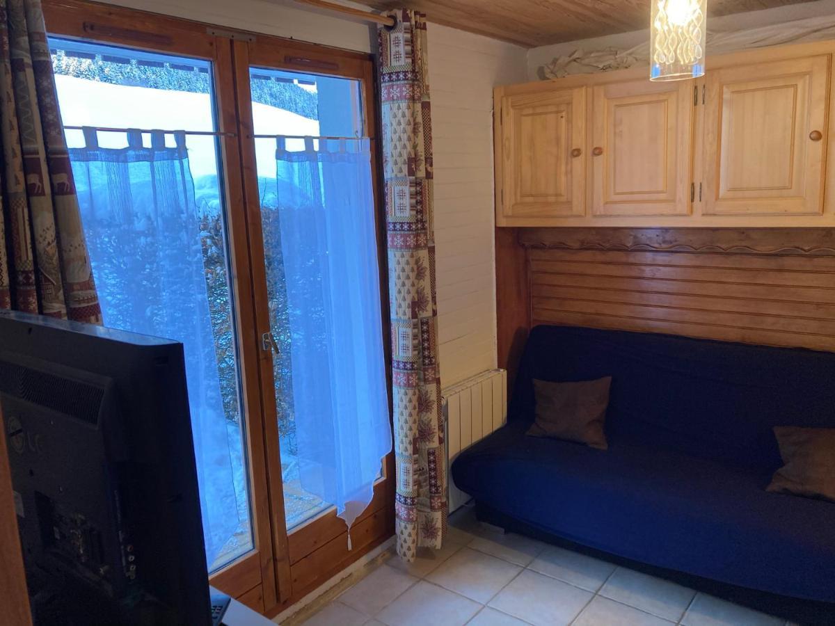 Appartement 2 Pieces Pieds Des Pistes Terrasse Face A La Montagne Bernex Exterior foto